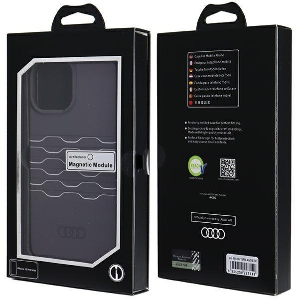 Audi IML MagSafe Case iPhone 13 Pro Max 6.7" czarny/black hardcase